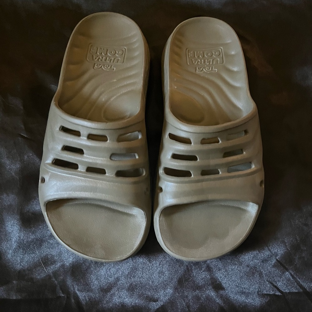 Teva‎ Ultra Comfort Slip-On Cushioned Sandals - Olive Mens Size 8/womens Size 10 - Picture 2 of 9